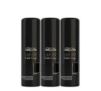 3 x spray Schwarz per capelli Touch Up da 75 ml