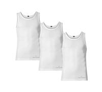 3 x t-shirt NAVIGARE cotone bielastico canotta smanicato UOMO girocollo scollo v