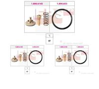3 x Termostatoo EPS per SEAT, SKODA, VW CORDOBA 3, CORDOBA II, EOS, FABIA 2