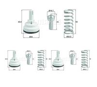 3 x Termostatoo MAHLE per VW EOS, GOLF PLUS 5, GOLF V, JETTA 3, JETTA III