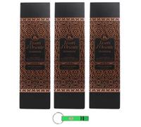 3 X Tesori D´Oriente, Diffusore Hammam per bastoncini, diffusore profumato per ambienti con bastoncini da 200 ml + portachiavi Beni Culinari