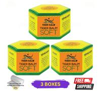 3 X Tiger Balm Morbido Unguento 25g Collo,Schiena & Muscolo Massaggio Analgesico