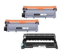 3 x TN2320 Toner 1 x DR2300 Trommel compatibili per Brother DR2300 TN-2320 TN-2310 Cartucce di Toner per MFC-L2700DW L2700DN L2720DW L2740DW DCP-L2500D (2-Pack)