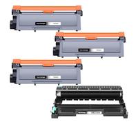 3 x TN2320 Toner 1 x DR2300 Trommel compatibili per Brother DR2300 TN-2320 TN-2310 Cartucce di Toner per MFC-L2700DW L2700DN L2720DW L2740DW DCP-L2500D (2-Pack)