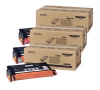 3 X Toner Originale Xerox Phaser 6180 6180MFP/113R00725 113R00724 113R00723 Set