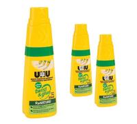 3 x UHU Twist & Glue universali, trasparenti, senza solventi, flacone da 35 ml, multiuso applicazioni per casa e aule
