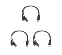 3 x USB 2.0 A 1 maschio a 2 Dual Female Data Hub USB Charging Power Y Splitter Cavo di prolunga