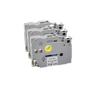 3 x Veson compatibili con Brother P-Touch nastro TZe-131 TZe-131 TZe131 12mm x 8m di lunghezza, nastro di stampa laminato per i modelli PT H105 H110 1000 1005 1010 D400 Cube - Nero su Trasparente