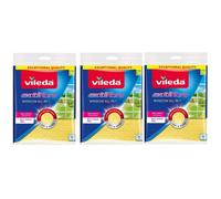 10 pezzi Vileda ACTIFIBRE Vetri e Finestre Panno in microfibra giallo 32x36 cm