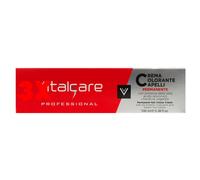 3 X Vitalcare 100 Ml N.1/00 Nero Professional Crema Colorante Capelli Alle Prot