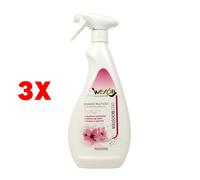 3 X Wexor Deo Booster Essenza Multiuso Con Microcapsule Rosa Inglese, Geranio E