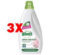 3 X Winni's Detersivo Bucato Mano E Lavatrice Concentrato Ipoallergenico Lana