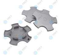 3 X YOU.S Coprimozzo Coprimozzo Cerchione Supporto 110,0 - 65,0 Mm - Argento