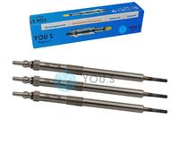 3 X You.S Originale Candelette per Opel Movano B (X62) 2.3 CDTI - Nuovo