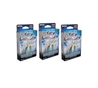3 x Yu-Gi-Oh! Structure Deck: Blue-Eyes White Destiny (Inglese) + Heartforcards® Protezione spedizione