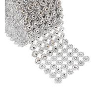 3 Yard Strass Wrap Decorazione Forma Di Fiore Decorazioni Per Torte Nuziali