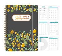 3 Year Calendar, 2026-2028 Monthly Planner, 36-Month Spiral Bound Calendar, 8,27 x 5,91 x 0,79 Inches Durable Notebook Design, Academic & Business Organizer, Ideal for Students and Workplace