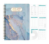 3 Year Calendar, 2026-2028 Monthly Planner, 36-Month Spiral Bound Calendar, 8,27 x 5,91 x 0,79 Inches Durable Notebook Design, Academic & Business Organizer, Ideal for Students and Workplace