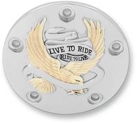 30-0187GA COVER PUNTERIE LIVE TO RIDE HARLEY FLHR 1450 ROAD KING 2002