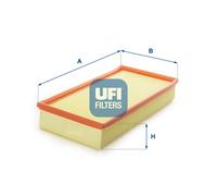 30.079.00 UFI Filtro aria per MITSUBISHI,VOLVO