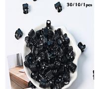 30/10/1 pezzo Mini fermagli a pinza, perfetti per acconciature e accessori per capelli da donna, con presa forte antiscivolo 1PC[Modello di prova casuale],30 pezzi [versione ispessita in scatola],10 p