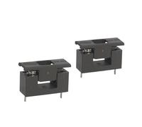 【30-10 pezzi】Fissatore for fusibile 5X20 mm 6A250 V Fissatore grigio con coperchio grigio Blocchi fusibili Montaggio su pannello PCB Scatole for fusibili 5 * 20 mm(20PCS,6A)