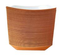 30-100 pezzi di vassoi carta colorata for barchette cibo, mini monouso in kraft, forniture for feste compleanno, matrimonio, barbecue, picnic(40pcs,Orange)