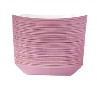 30-100 pezzi di vassoi carta colorata for barchette cibo, mini monouso in kraft, forniture for feste compleanno, matrimonio, barbecue, picnic(50pcs,Pink)