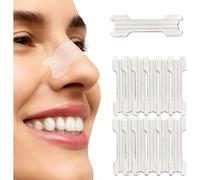 30/100 pezzi Strisce nasali per russare e respirare, dispositivi anti-russamento Polietilene