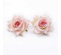 30/100pcs Artificiale Rose Fiore Teste per Natale Sposa Matrimonio Arredo Casa