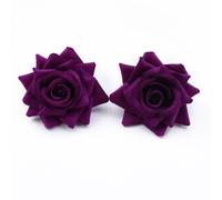 30/100pcs Artificiale Rose Fiore Teste per Natale Sposa Matrimonio Arredo Casa