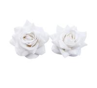 30/100pcs Artificiale Rose Fiore Teste per Natale Sposa Matrimonio Arredo Casa