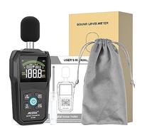 30-130dB Misuratore di rumore Display Display retroilluminato a colori Veloce Lento Frequenza di campionamento Microfono capacitivo Monitor del livello sonoro