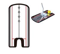 30*14,5 cm Specchio da golf, Golf Specchio di Allineamento, Specchio da golf per mettere lo specchio, Specchio Aiuto Allenamento Golf, adatto ai principianti del golf per praticare il putting