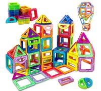 30~140 pezzi Giocattolo magnetico, Blocchi magnetici da costruzione per bambini, Giocattoli educativi, Miglior regalo per il ritorno a scuola, Compleanno, Nuovo Ognissantiloween, Natale, Materiale ABS