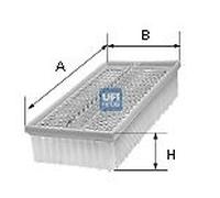 30.189.00 UFI Filtro aria per CADILLAC,OPEL,SAAB,VAUXHALL