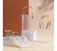 30/20/10 pezzi Sacchetti regalo trasparenti in PVC, borse da regalo per confezioni regalo per compleanni e feste 13*15 cm+6 lati,20 pezzi 13*15 cm+6 lati,30 pezzi 13*15 cm + 6 lati,10 pezzi 20*13,5*7 