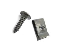 30/20/10 Set Moto Scooter ATV Ciclomotore Ebike Copertura In Metallo Ritenitore Vite Autofilettante E Clip M4 M5 Moto Bulloni Di Fissaggio Viti