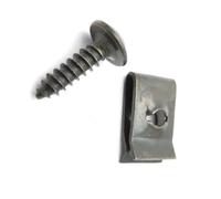 30/20/10 Set Moto Scooter ATV Ciclomotore Ebike Copertura In Metallo Ritenitore Vite Autofilettante E Clip M4 M5 Moto Bulloni Di Fissaggio Viti