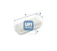 30.206.00 UFI Filtro aria per TOYOTA