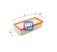 30.253.00 UFI FILTRO ARIA PER SMART FORFOUR (454) E MITSUBISHI COLT 1.1 1.3 1.5