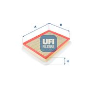 30.259.00 UFI Filtro aria per OPEL,VAUXHALL