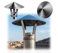30-300mm Fumaiolo Terminale Circolare Comignolo Cappello Antivento
