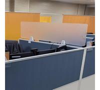 30 35 40 45 50 55 60 cm di altezza, protezione per la privacy semitrasparente, 1 confezione da 2, permeabile alla luce, divisorio smerigliato per biblioteca, aula e clinica (2 pezzi, LH 60 cm x 70 cm)