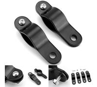 30-35mm Black Adjustable Motorcycle Bull Bar Light Foglight Mount Bracket Clamp#