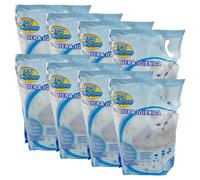 【30.4 LITRI】LETTIERA GATTO SILICIO 【8 BUSTE DA 3.8L 】 per Gatti a Lunga Durata ai Cristalli di Silicio, assorbiodore