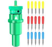 30 45 60 Gradi 15pcs Plotter Lama Vinile Cutter per Graphtec Silhouette Cameo 4 Plus Pro Ritratto 3 e 1pc Blade Holder Liscio