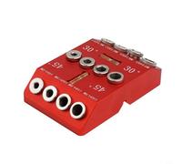 30 45 Guida per trapano angolare a 90 gradi con fori guida di 4 dimensioni per installazione di ringhiere per cavi su legno, alluminio e acciaio inossidabile (C)