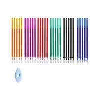 30/45Pcs Ricariche Gel Cancellabile 0.5mm Penna Punta Fine Colori Assortiti Scuola Forniture per Ufficio di Scrittura Art Progetti Colorati Cancellabili Set di Penna
