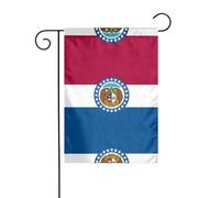 30,5 x 45,7 cm bandiera decorazione da giardino, bandiera da giardino piccola bandiera da giardino, bandiera dello stato del Missouri, bandiera invernale natalizia all'aperto